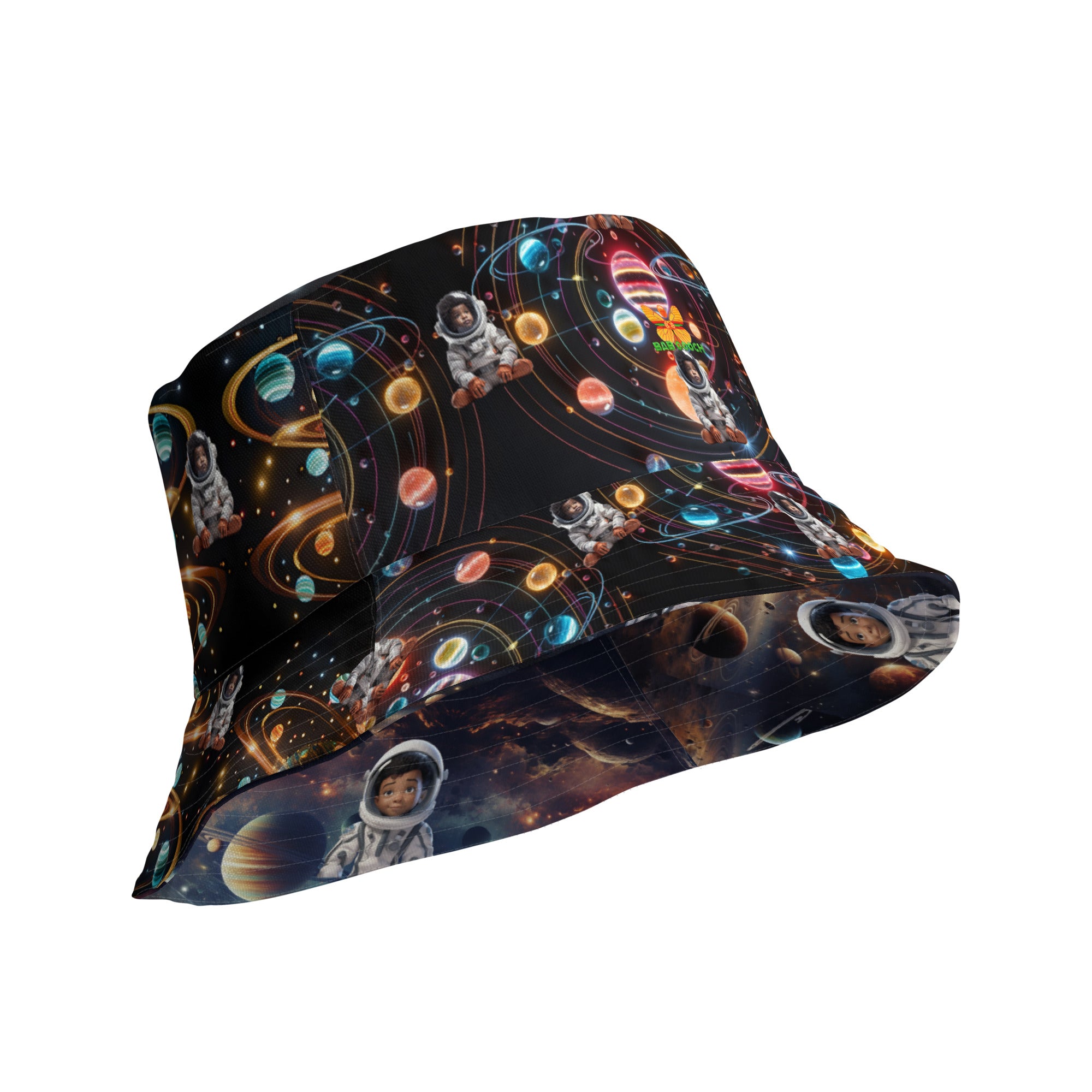 BAB GOOCH COOK BROTHERS IN SPACE -Reversible bucket hat