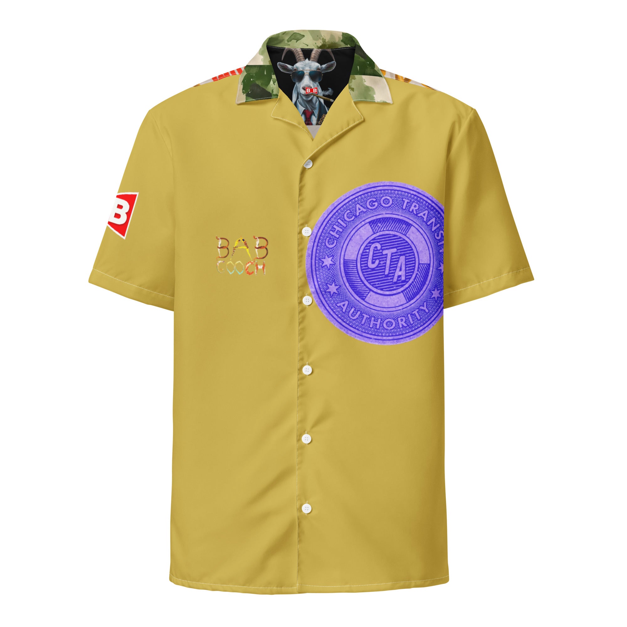 BBBB GUM Unisex button shirt