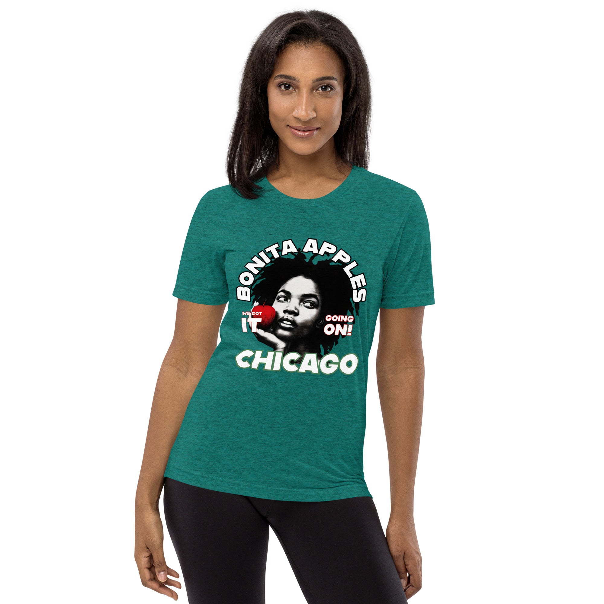 BONITA APPLES CHICAGO Women's Relaxed T-Shirt