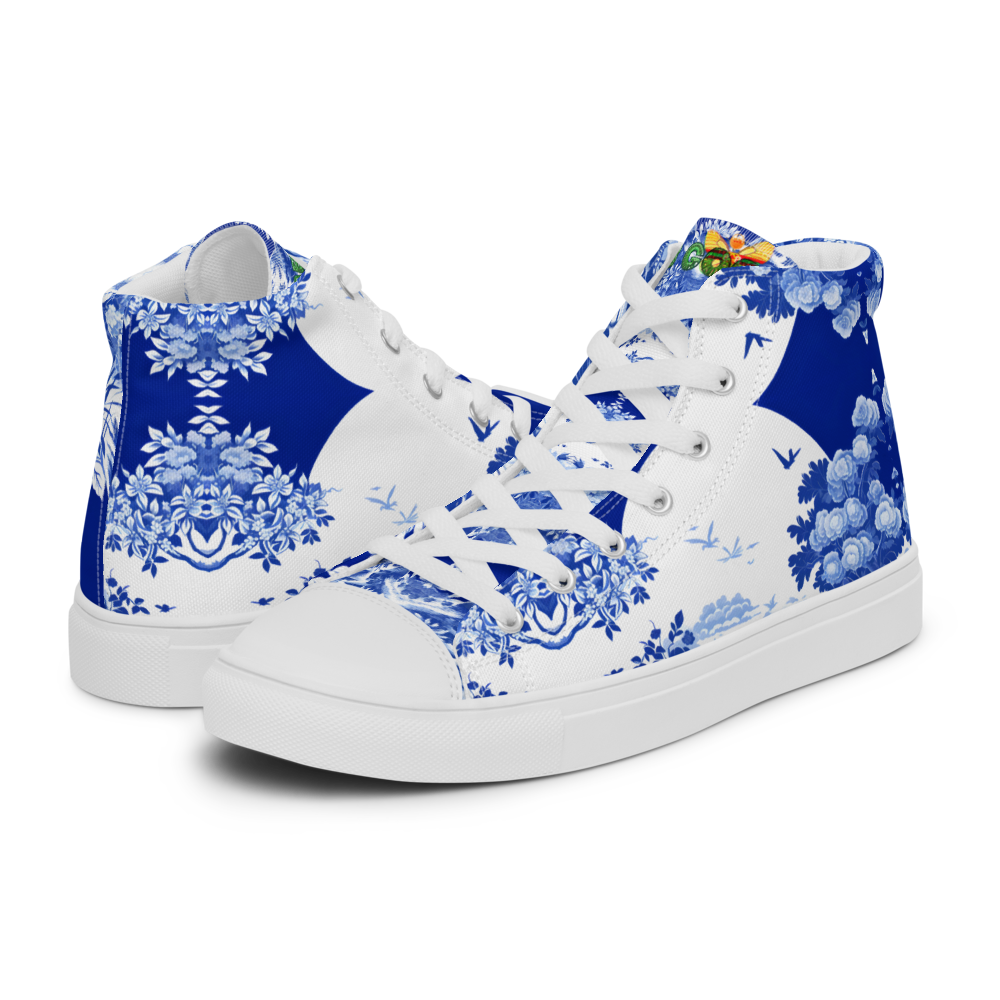 BAB GOOCH GARDEN Women’s high top canvas shoes